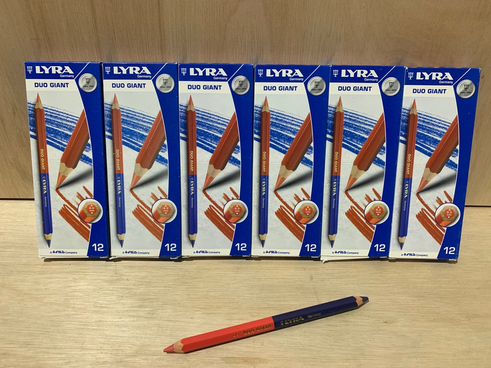 5 dozen LYRA potloden – rood/blauw - NIEUW, Ophalen of Verzenden