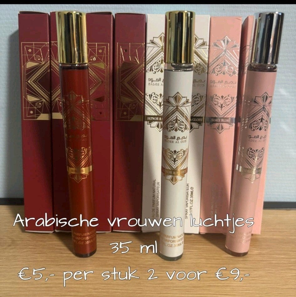 Nieuwe Arabische vrouwen luchtjes - 35 ml, Ophalen of Verzenden