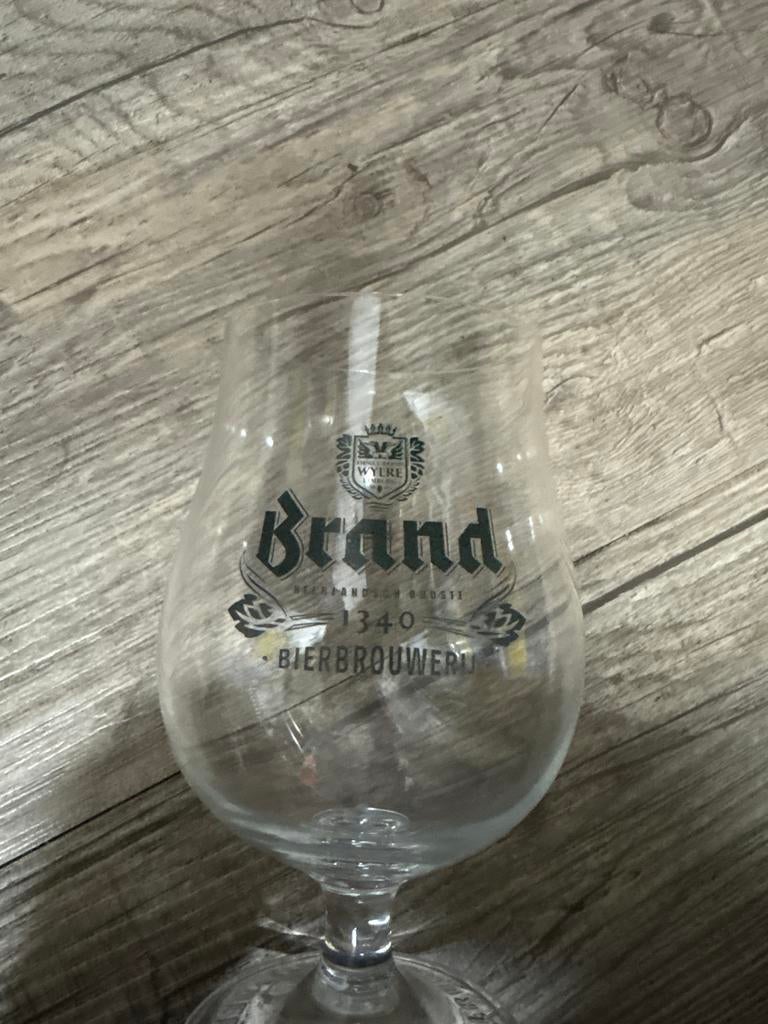 Nieuwe Brand speciaal bier glazen 25 cl 6 stuks, Ophalen of Verzenden, Zo goed als nieuw, Bierglas