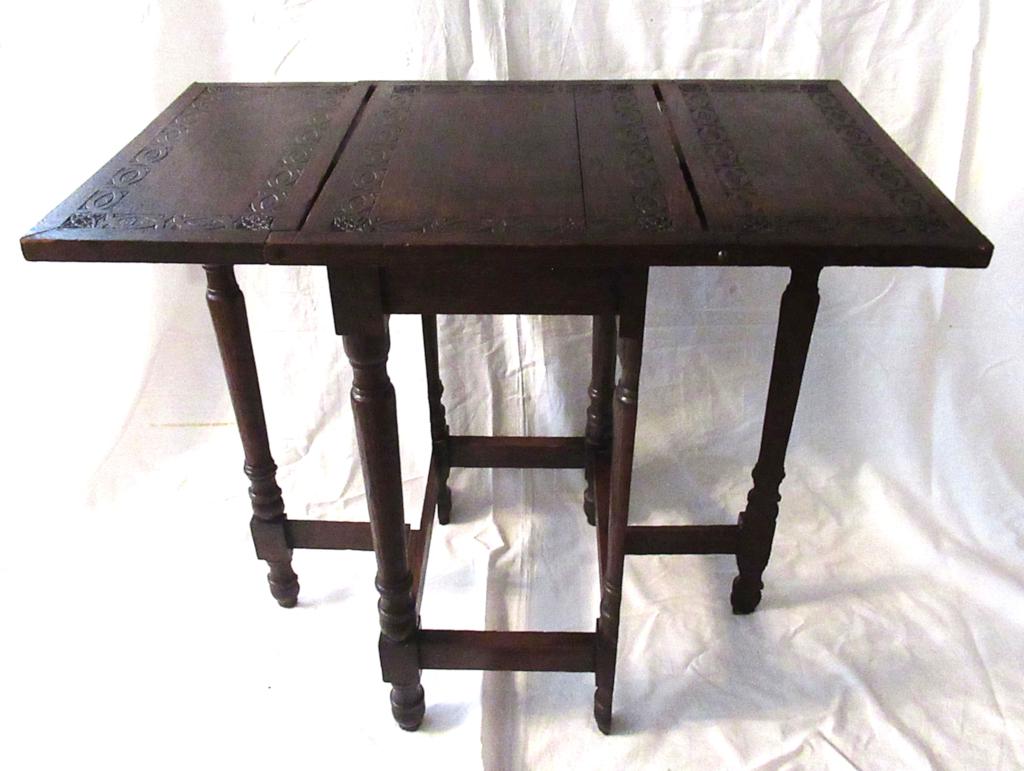 Antiek Engelse gateleg-table houten uitklapbare tafel 19eeuw, Ophalen