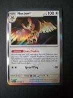 1062. Nieuwe Pokemon Kaart holo rare NOCTOWL HP100 (115/142), Verzenden, Nieuw, Losse kaart, Foil