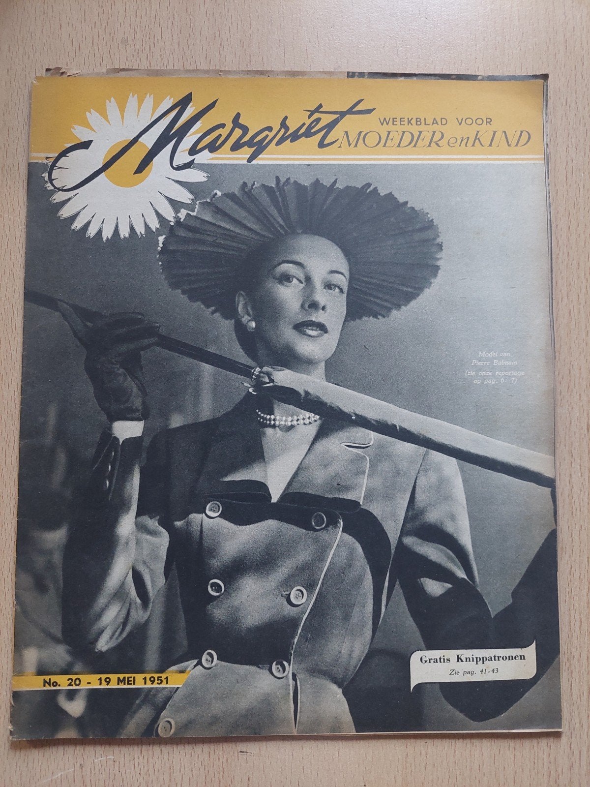 Margriet Weekblad voor Moeder en Kind - 19 mei 1951, Boeken, Ophalen of Verzenden, Gelezen, Overige typen