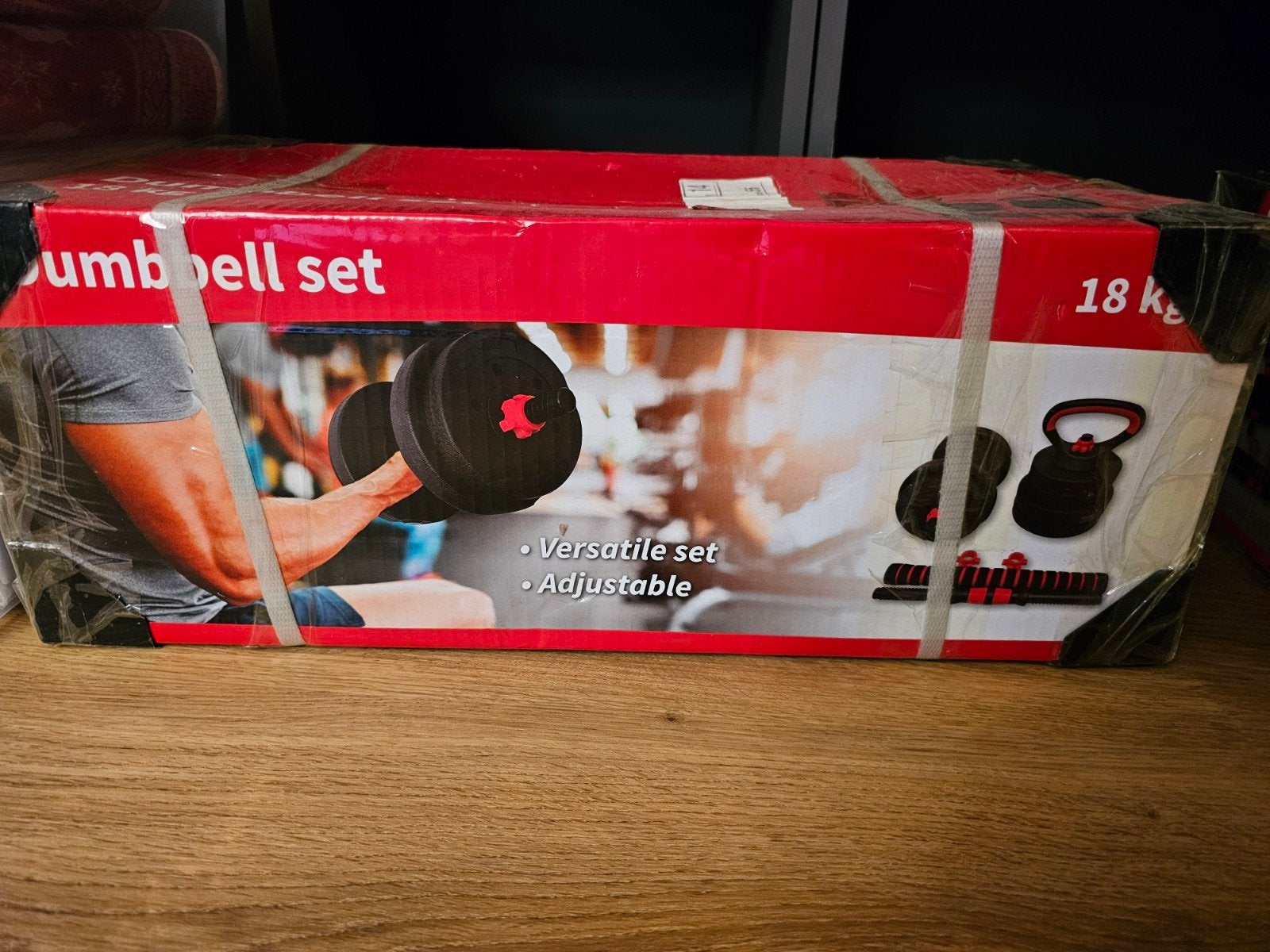 2x Dumbbell set 18 kg, Ophalen, Nieuw, Dumbbell