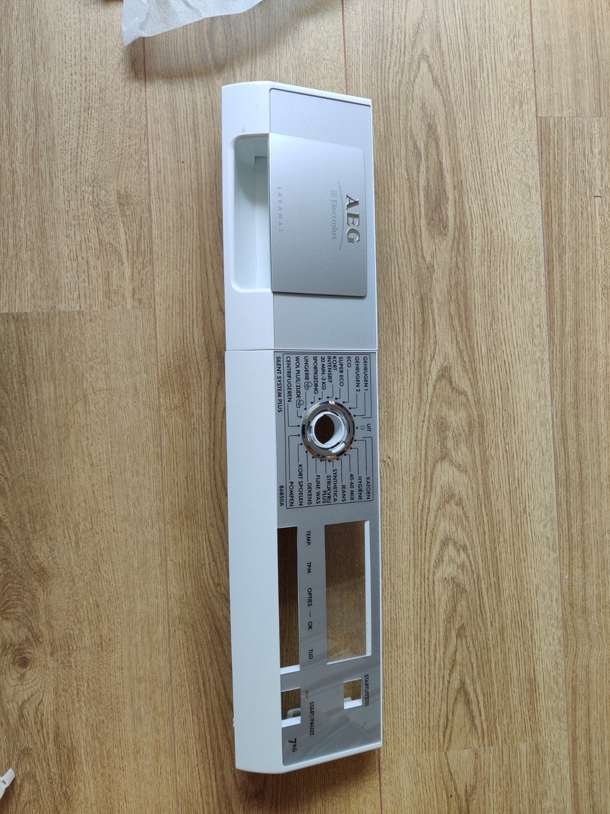 Voorkant AEG wasmachine type 86850A - Bedieningspaneel, Ophalen of Verzenden, Gebruikt, Voorlader