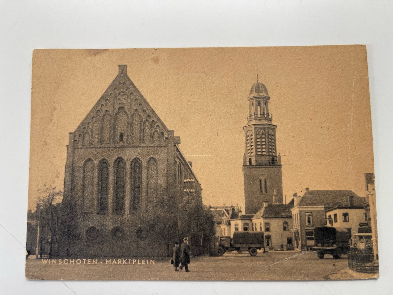 Oude Ansichtkaart Winschoten Marktplein Groningen, Ophalen of Verzenden, Voor 1920, Ongelopen, Groningen