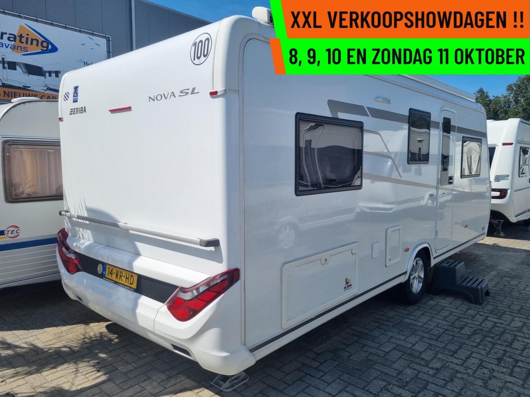 Eriba NOVA 540 SL MOVER + VLOERVERWARMING + CASS LUIFEL, Rondzit, 7 tot 8 meter, Bedrijf, Eriba