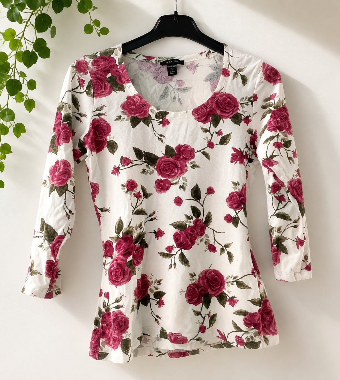 Amisu top, Ophalen of Verzenden, Zo goed als nieuw, Maat 36 (S), Korte mouw