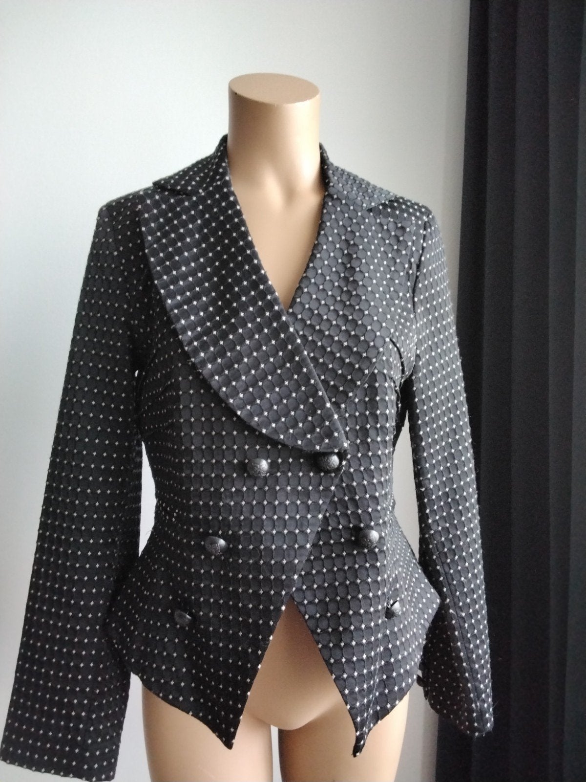 Mezza Luna Jasje Zwart/Wit Maat 38 nieuw, Maat 38/40 (M), Mezza Luna, Zwart, Nieuw