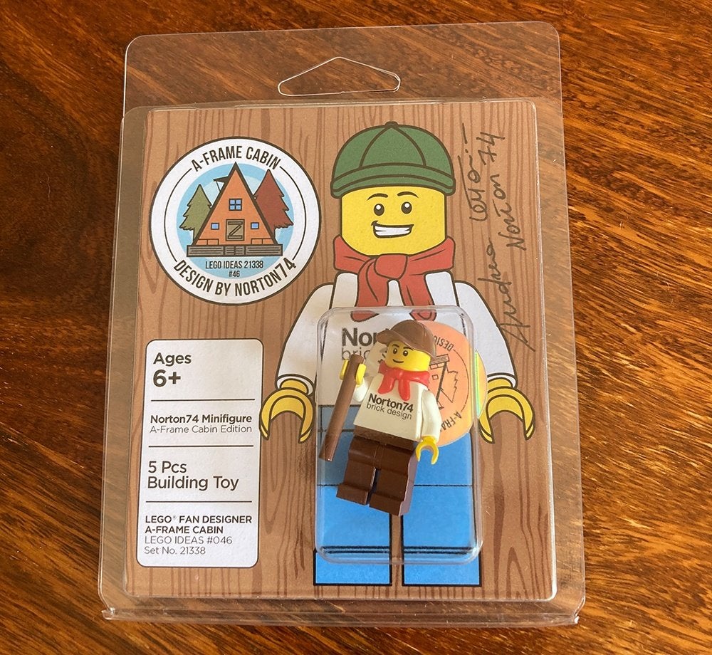 Lego Norton minifiguur (limited edition) met handtekening, Ophalen of Verzenden, Nieuw