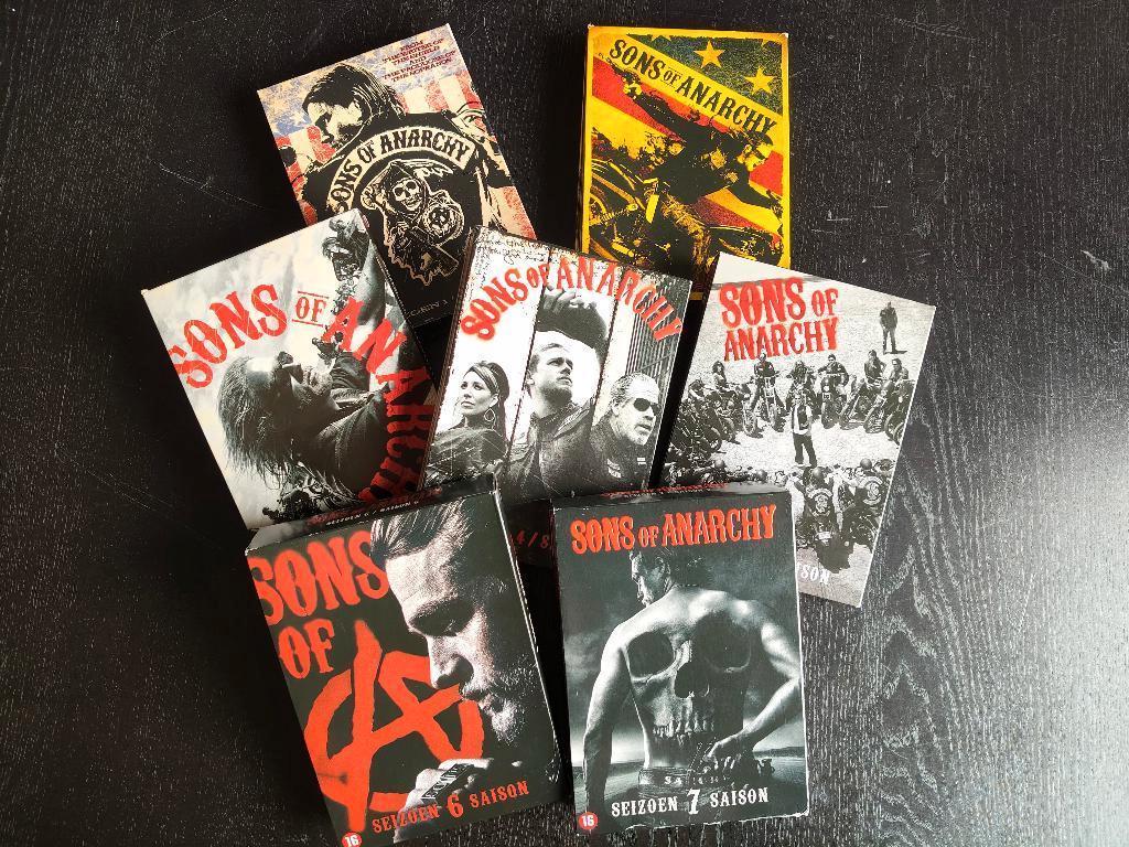 Sons of Anarchy dvd, Maffia en Misdaad, Gebruikt, Vanaf 16 jaar, Boxset