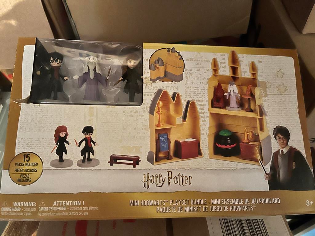 Harry Potter Mini Zweinstein Speelset Bundel - 15 Stuks, Ophalen of Verzenden, Nieuw