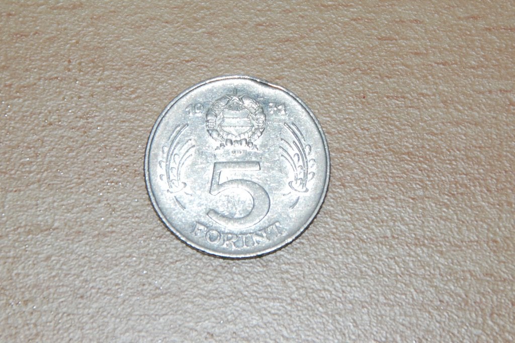 Munt 5 Forint Hongarije uit 1971, Verzenden, Hongarije, Losse munt