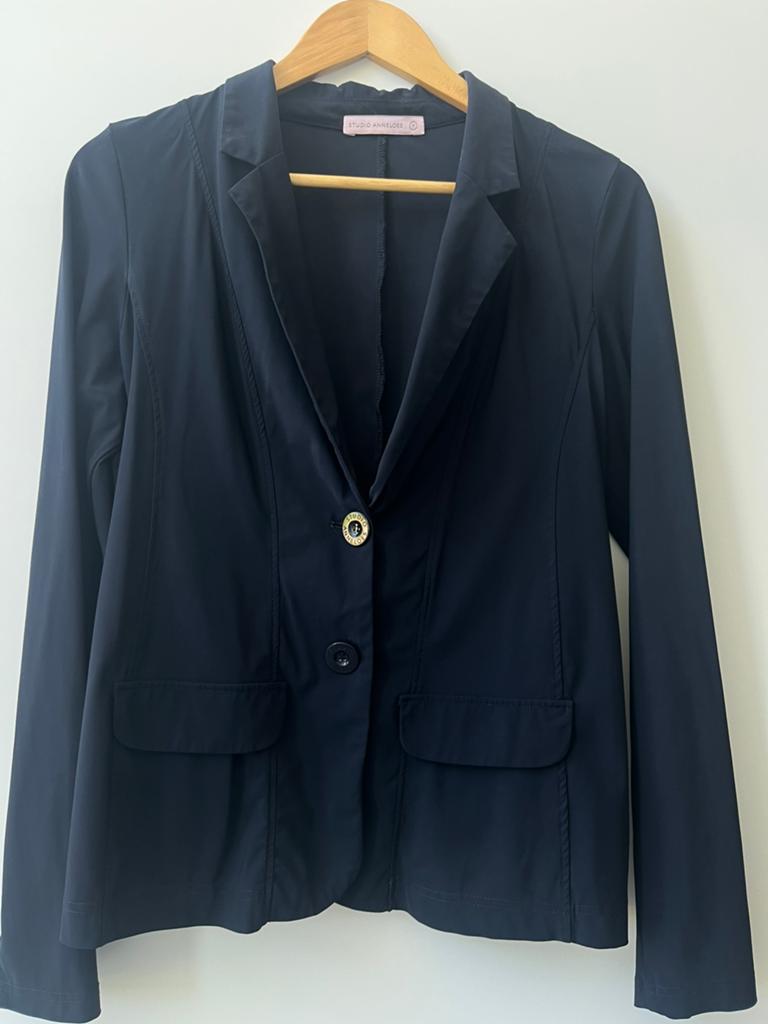 Studio Anneloes Blazer - donker blauw maat M, Ophalen of Verzenden, Zo goed als nieuw, Blauw