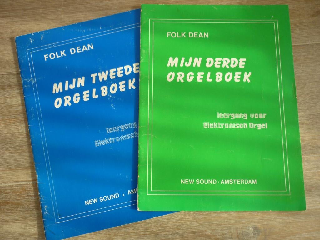Folk Dean - Mijn tweede en derde orgelboek, Orgel, Les of Cursus, Ophalen of Verzenden, Zo goed als nieuw