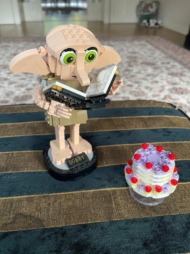 LEGO Dobby Harry Potter met taartje 76421, Ophalen of Verzenden, Zo goed als nieuw, Overige merken
