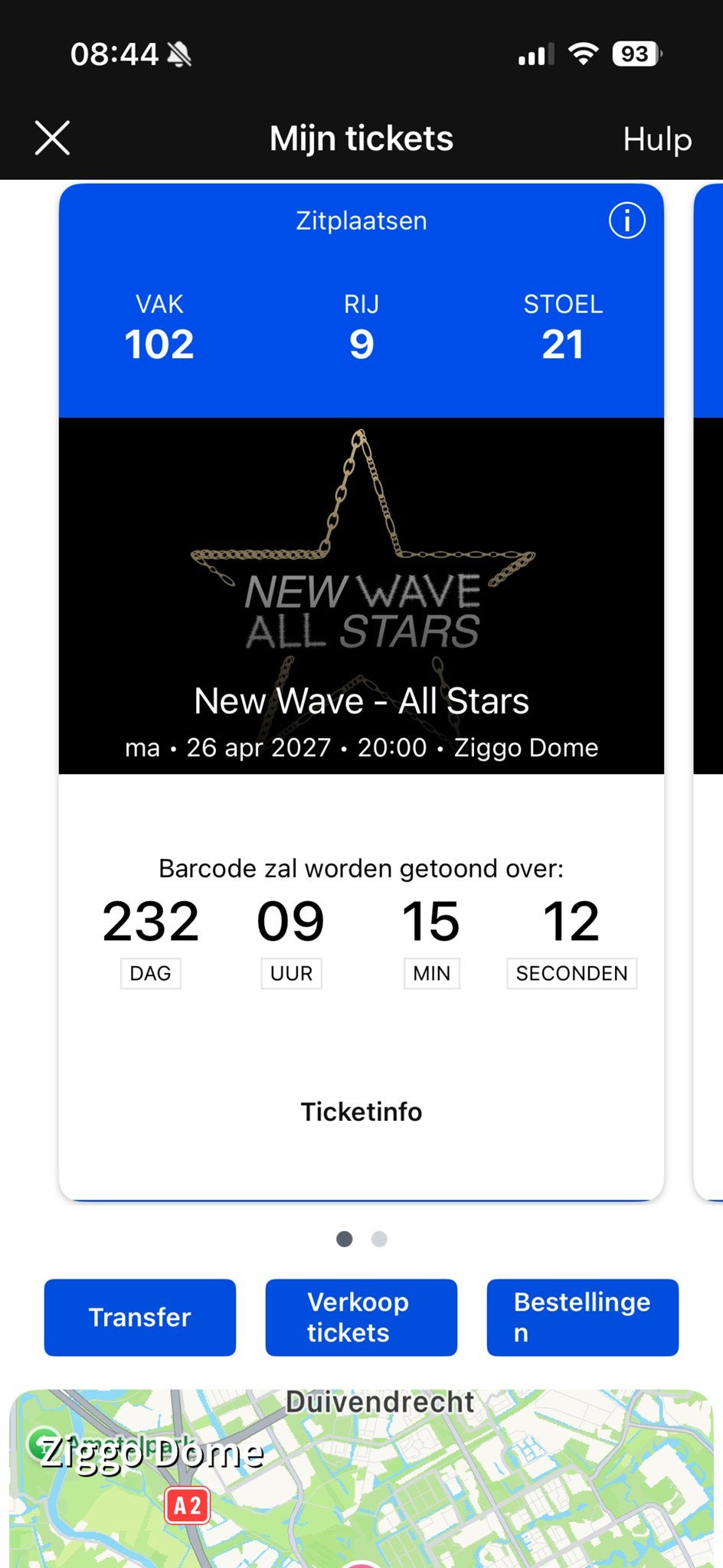 New wave tickets, Twee personen, April