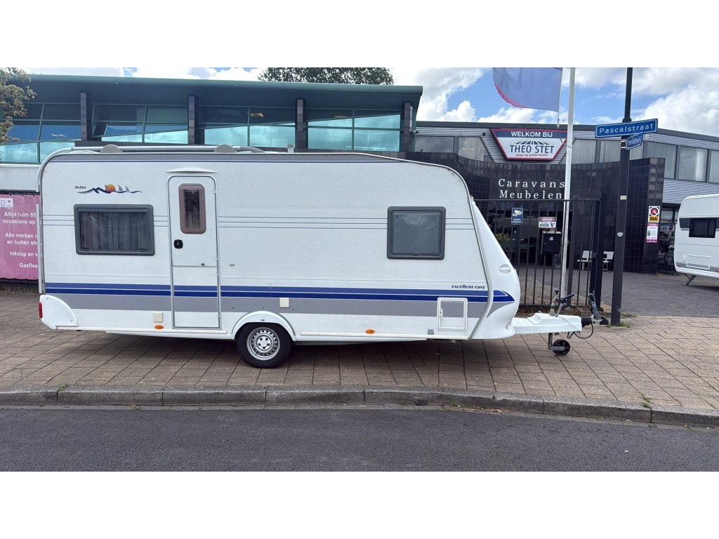 Hobby Excellent Easy 495 UFE Rondzit, Fransbed, Caravans en Kamperen, Caravans, Rondzit, Hobby, Bedrijf, Overige typen