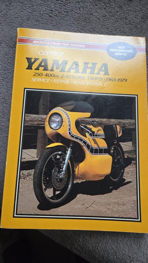 Clymer Yamaha 250-400cc 2-takt Twins Serviceboek, Motoren, Handleidingen en Instructieboekjes, Ophalen of Verzenden