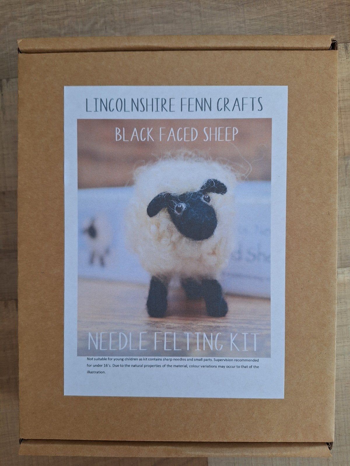 Naaldviltpakket Zwartkop Schaap - DIY Knutselset, Handgemaakt, Nieuw, Meerkleurig, Ophalen of Verzenden