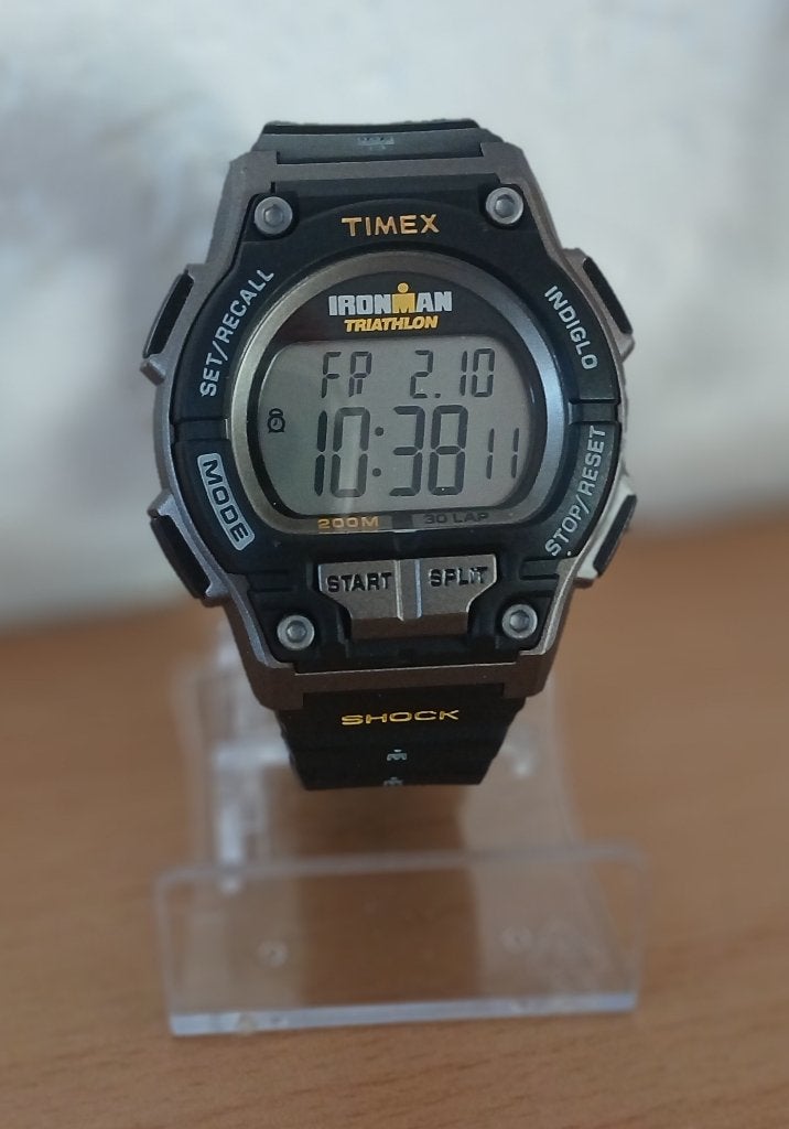 Timex Shock Ironman Triathlon, Windows, Timex, Zwart, Nieuw