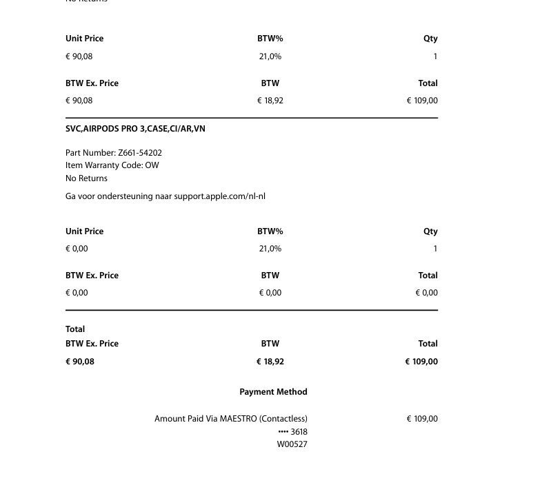 Oplaadcase voor Airpods pro 2.3, Ophalen of Verzenden, Nieuw
