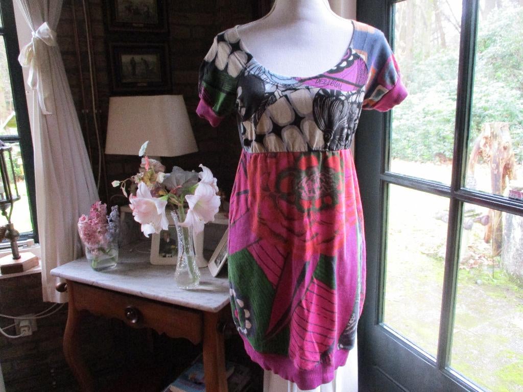 mj/DESIGUAL/jurk/jurkje/zomerjurk/36/38, Kleding | Dames, Maat 38/40 (M), Overige kleuren, Verzenden, Zo goed als nieuw
