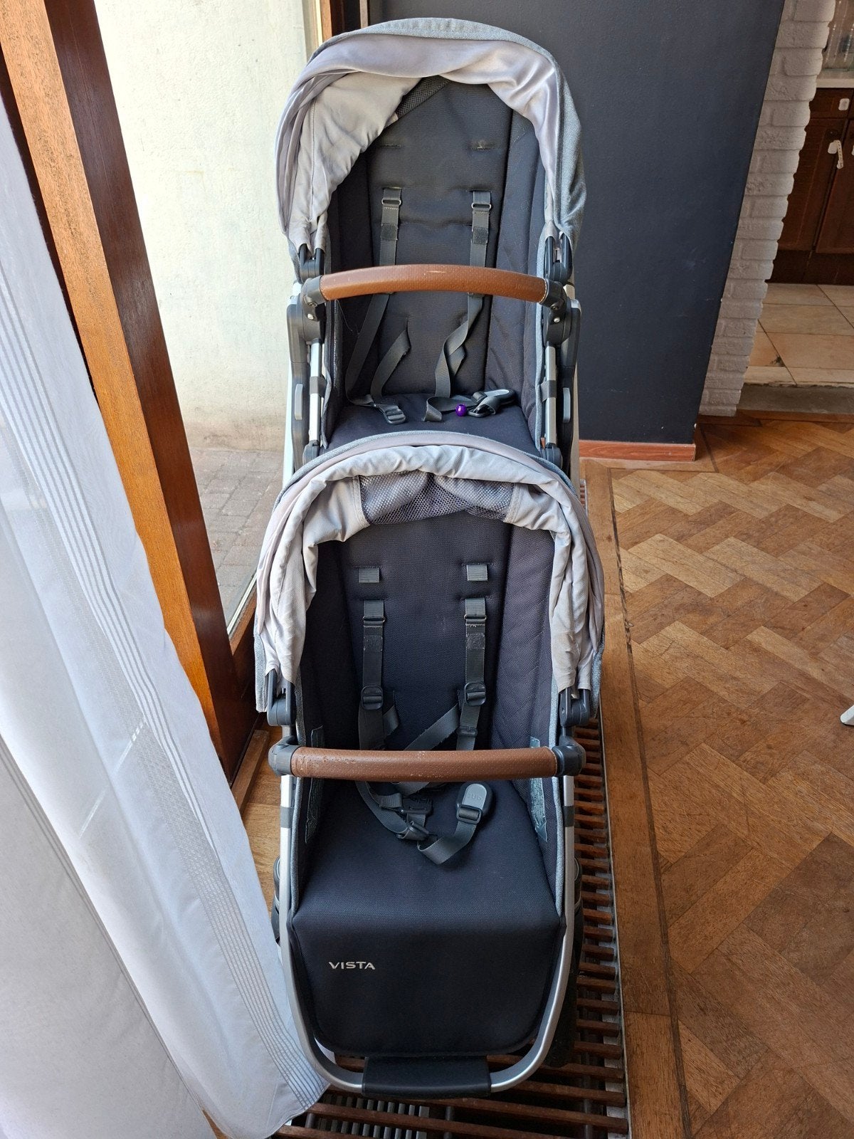 UPPAbaby Vista Duowagen - Zo goed als nieuw, Gebruikt, Duowagen, Combiwagen, Ophalen