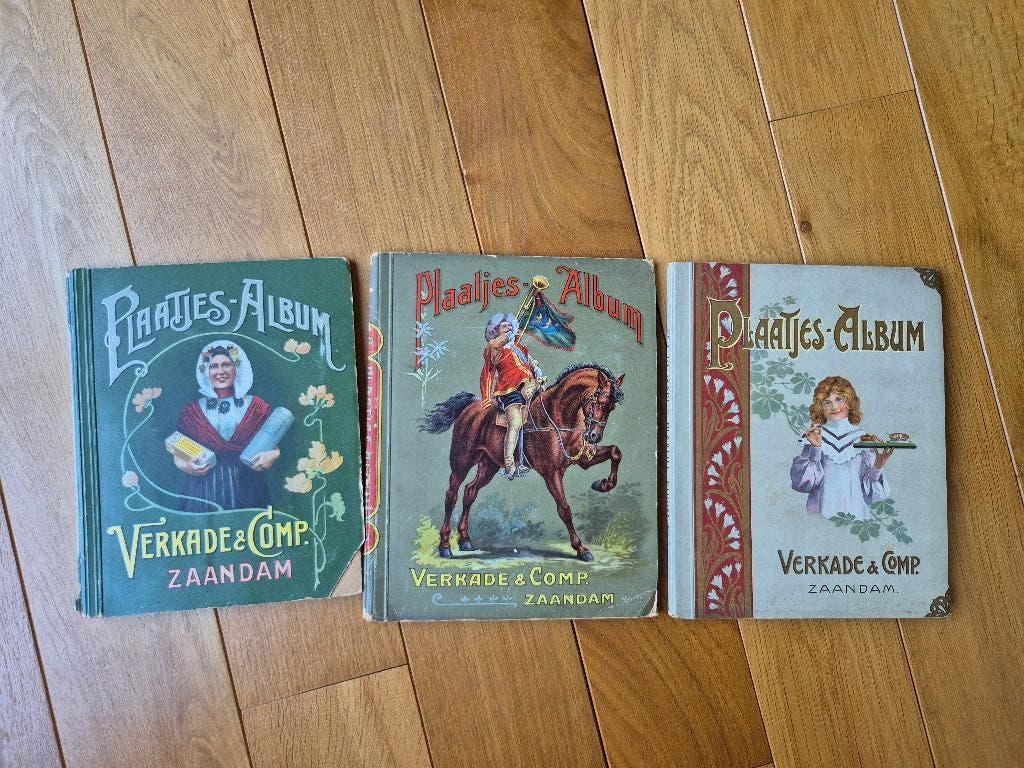 Verkade sprookjesalbums plaatjesalbums 1, 2 en 3 compleet, Ophalen of Verzenden, Gelezen, Verkade, Plaatjesalbum