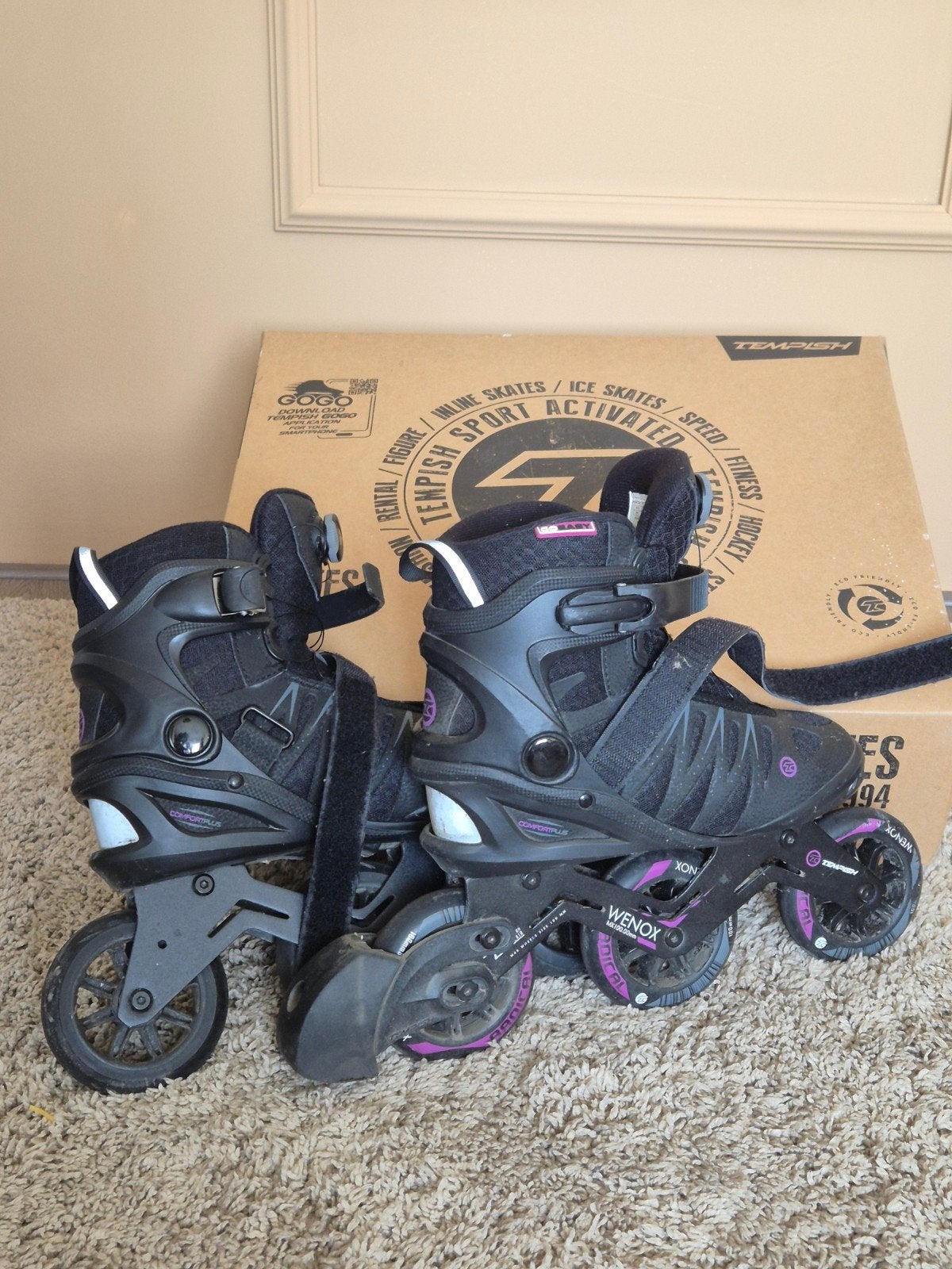 Tempish Wenox Top Lady Purple Fitness Skates - Maat 38, Ophalen of Verzenden