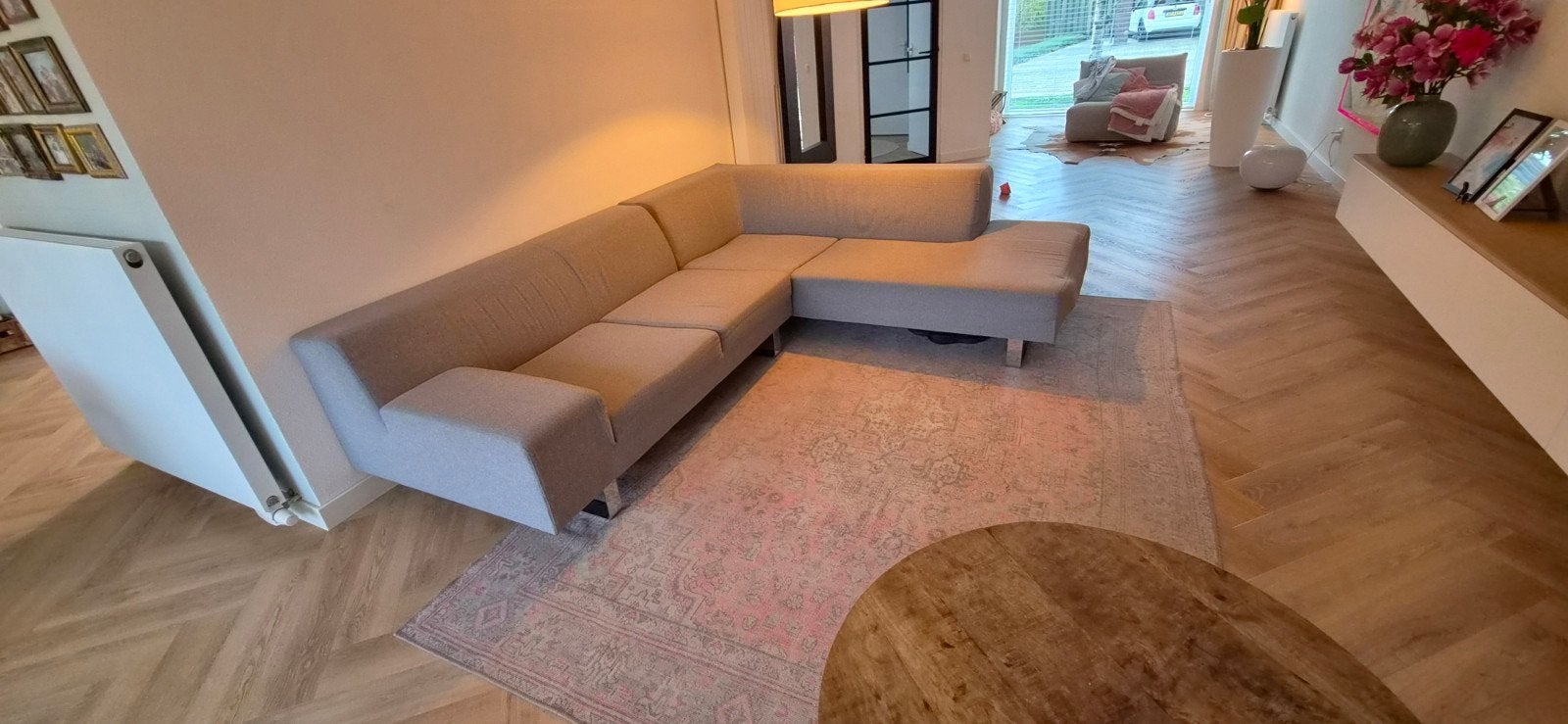 Hoekbank bank loungebank design huisinrichting
Breedte 260 c, Ophalen, Gebruikt, Metaal