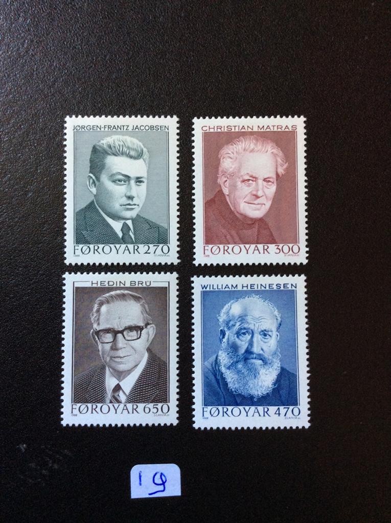 Faroer postzegels 1988 Mi 168/71, Ophalen of Verzenden, Denemarken