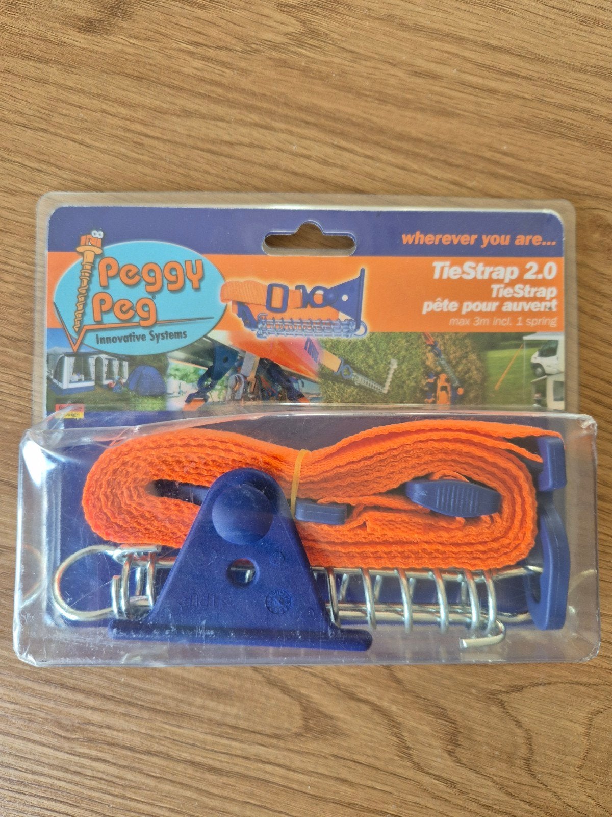 Peggy Peg Tie Strap 2.0 - Luifelspanband 3m, Ophalen of Verzenden, Nieuw
