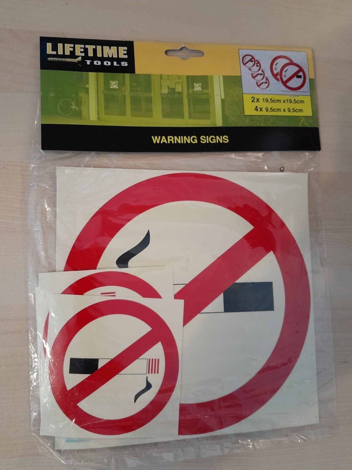 Set Verboden te roken stickers nieuw in verpakking, Ophalen of Verzenden, Nieuw
