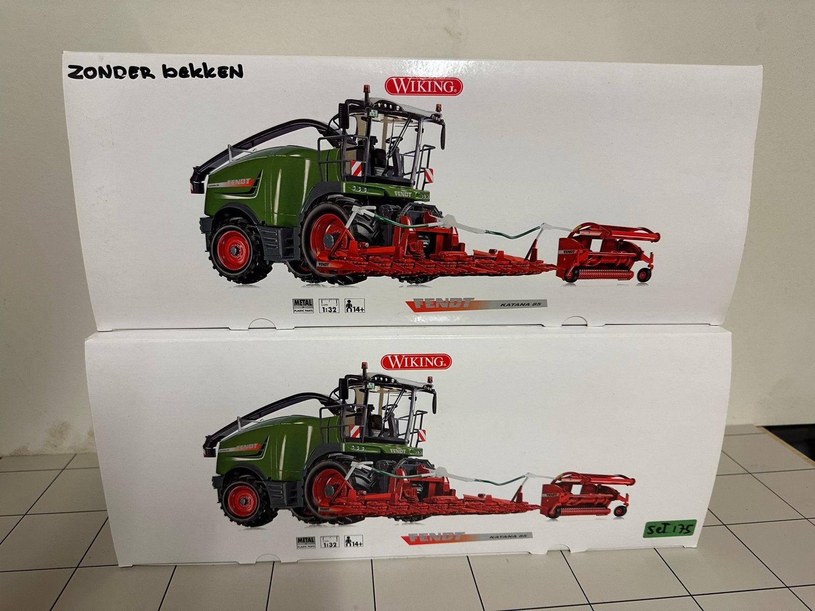 Fendt Katana 85 set met 2 bekken, Ophalen of Verzenden, Zo goed als nieuw, Overige typen, Overige merken