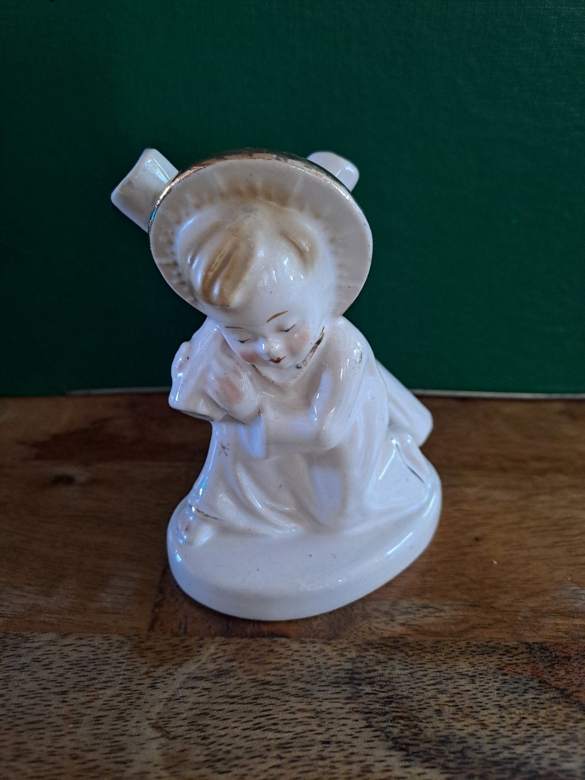 Vintage jema  porseleinen beeldje:  Kind met Kruis, Ophalen of Verzenden