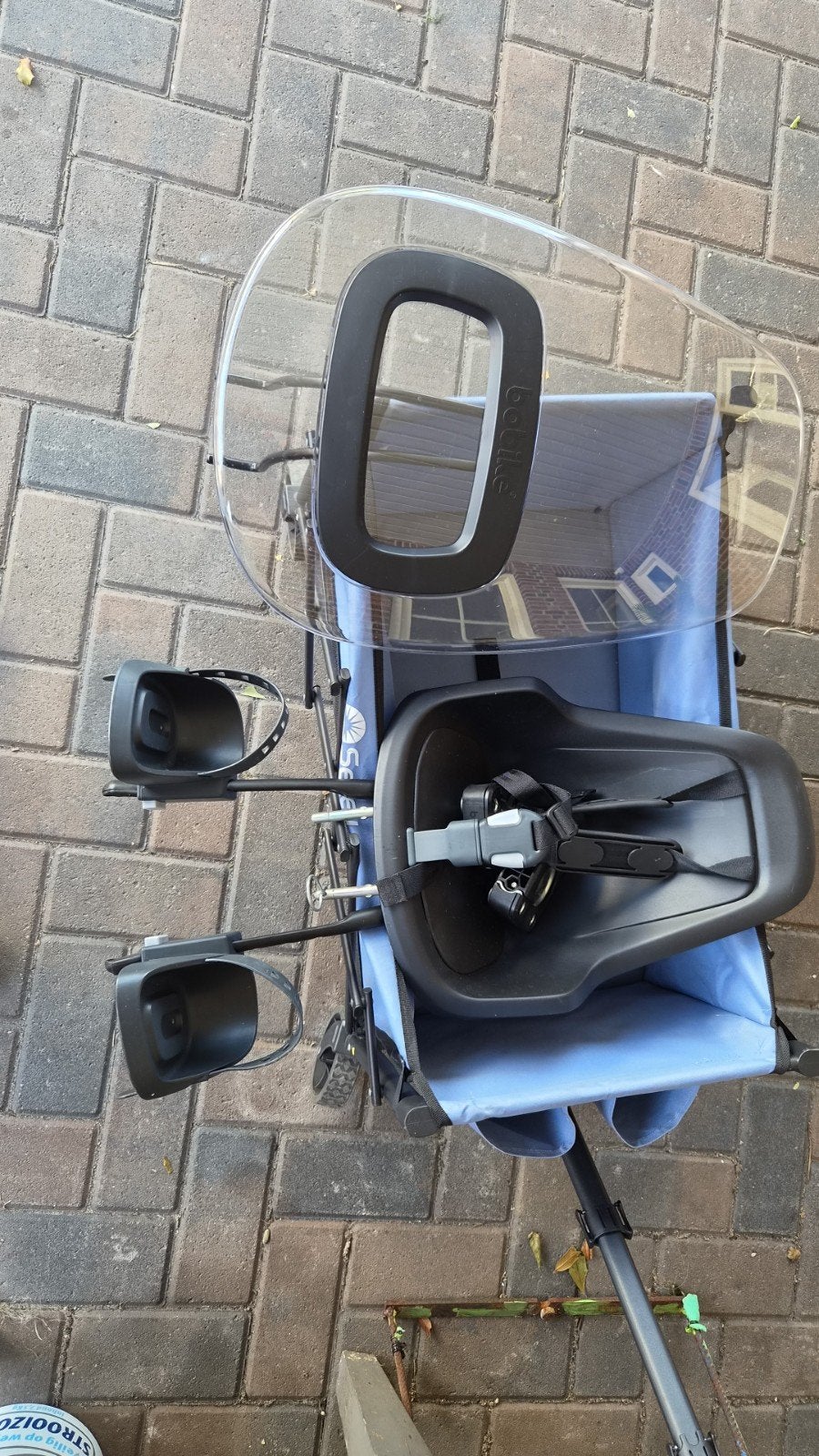 fiets stoel te koop, Fietsen en Brommers, Fietsaccessoires | Fietsstoeltjes, Ophalen, Zo goed als nieuw