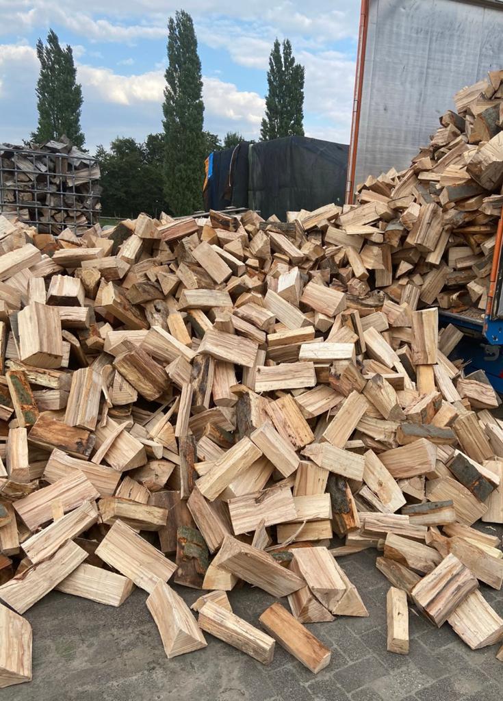 Gekloofd haardhout Beuken en eiken, Tuin en Terras, Haardhout, 3 tot 6 m³, Ophalen of Verzenden, Beukenhout, Blokken