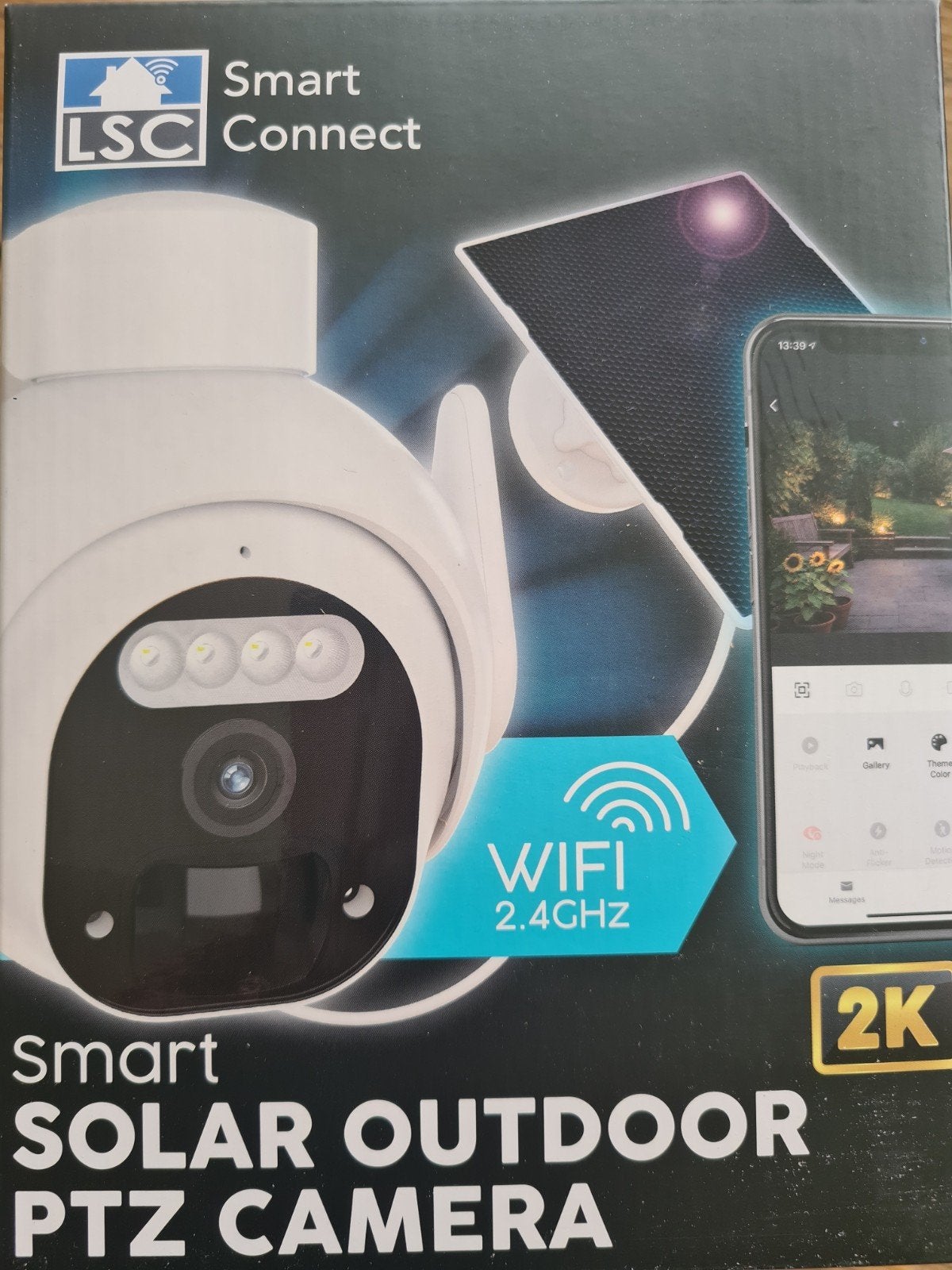 Lsc smart connect solar ptz camera voor buiten, Ophalen of Verzenden, Nieuw, Buitencamera