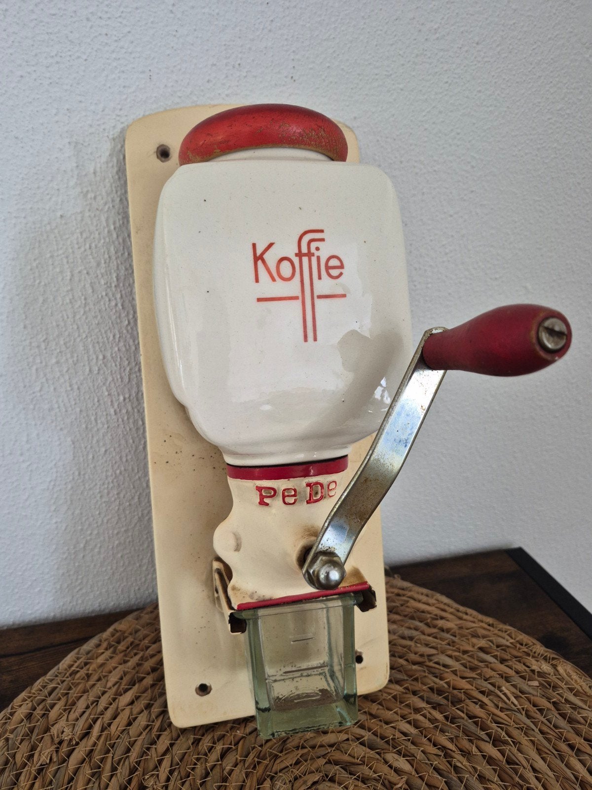 Vintage PeDe Wand koffiemolen, Ophalen of Verzenden