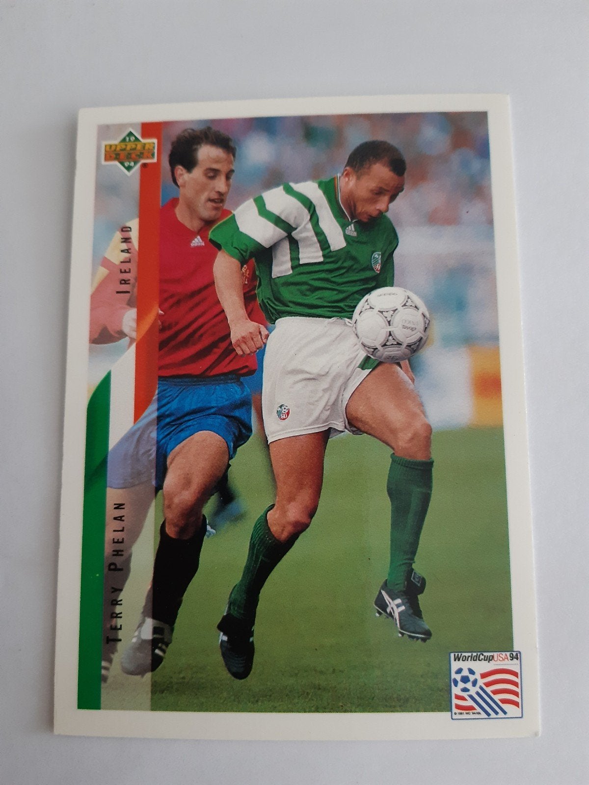 Kaartje Terry Phelan, Ophalen of Verzenden, Nieuw, Buitenlandse clubs, Poster, Plaatje of Sticker
