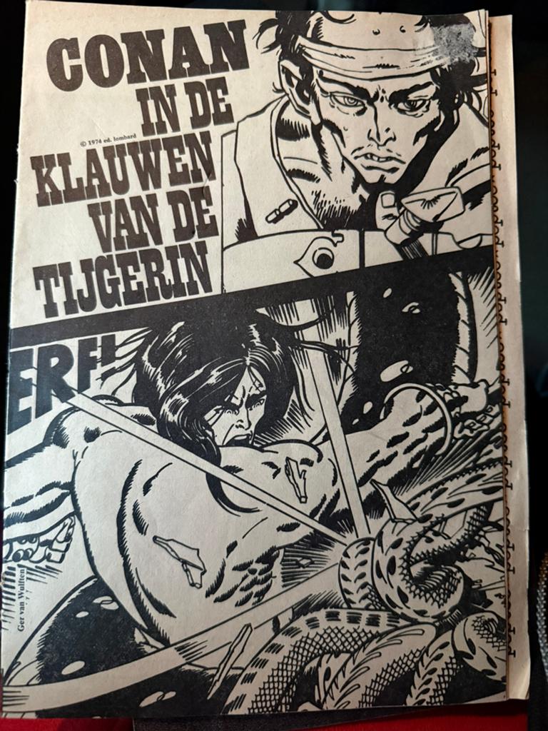 Conan de barbaar (Peptoe nr. 20 / Deel 5) Jaar: 1974, Boeken, Stripboeken, Meerdere stripboeken, Ophalen of Verzenden, Gelezen