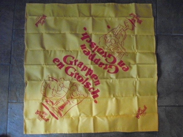 Grolsch bandana (nr.1), Verzamelen, Biermerken, Ophalen of Verzenden, Nieuw, Overige typen, Grolsch