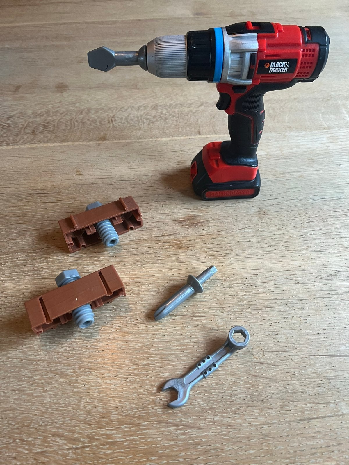 Black & Decker Speelgoed Boormachine met Accessoires, Ophalen, Gebruikt, Bouwen, Met geluid
