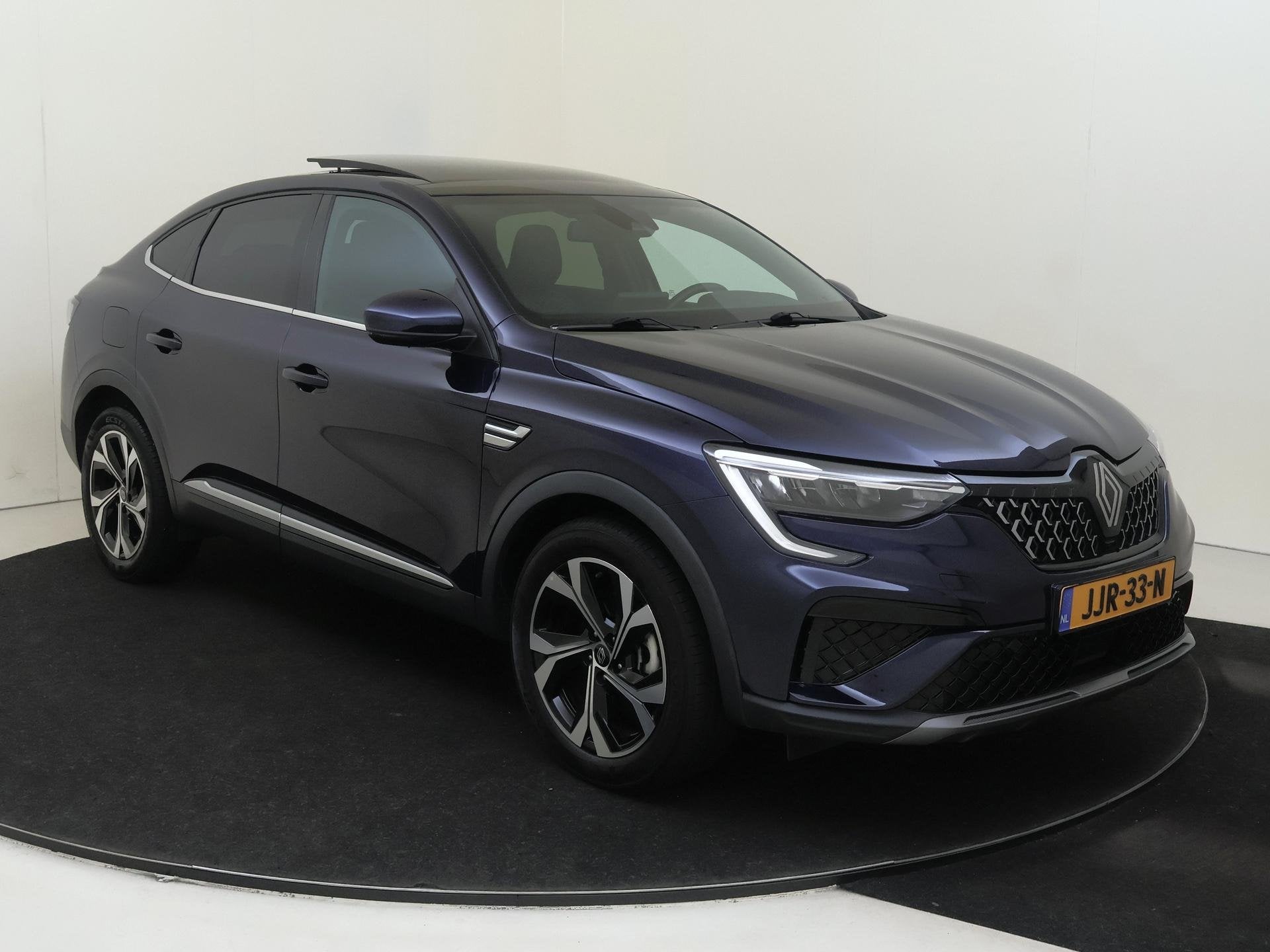 Renault Arkana 1.6 E-Tech hybrid 145 techno Automaat | Navig, Auto's, Renault, Arkana, Gebruikt, Euro 6, Blauw