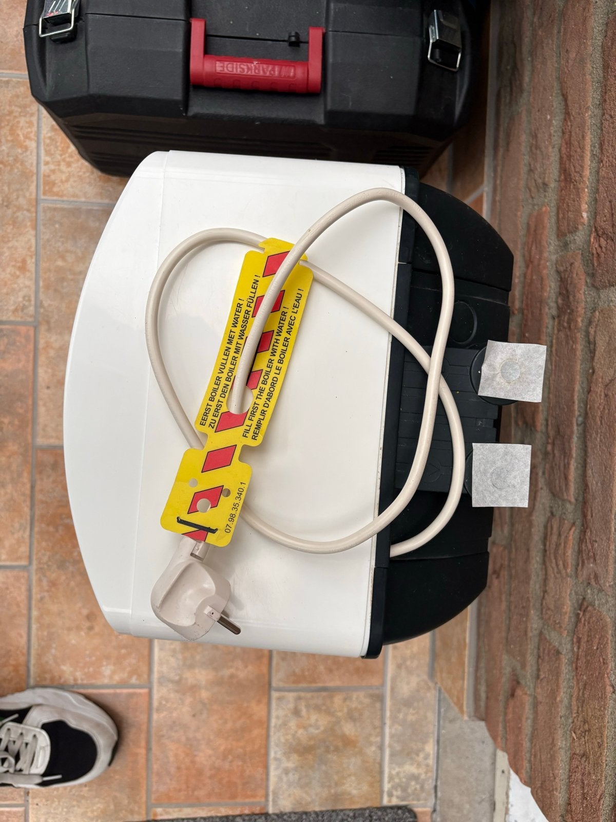 Daalderop Close-in 10 L boiler - Zo goed als nieuw! 65 euro!, Doe-het-zelf en Verbouw, Geisers en Boilers, Ophalen, Boiler, Minder dan 20 liter