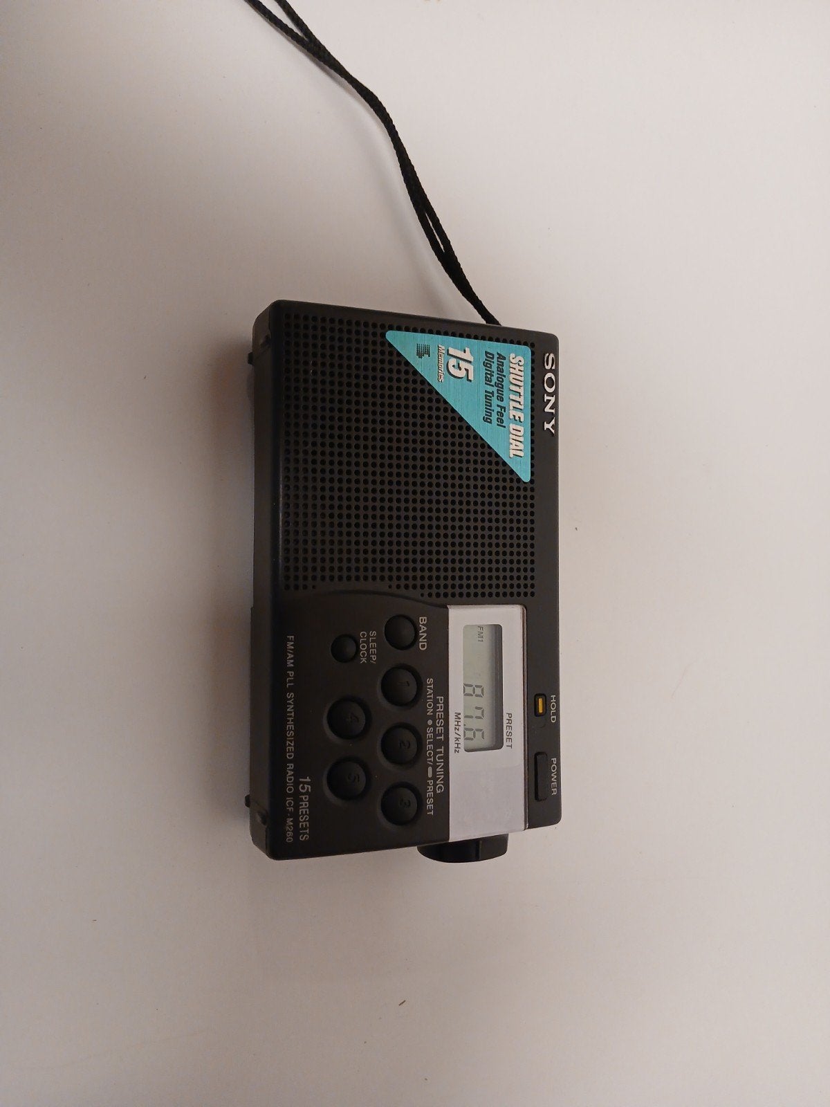 sony icf-m260 digitale radio met alarm, Ophalen of Verzenden