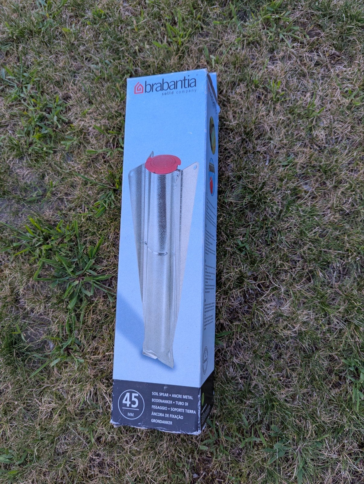 Brabantia Grondanker 45 mm voor Droogmolen, Tuin en Terras, Ophalen of Verzenden, Nieuw