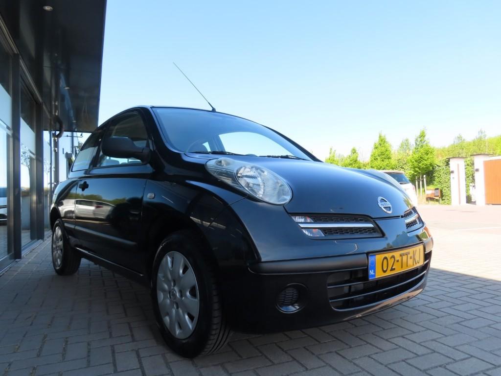 Nissan MICRA 1.2 Visia Airco Elektrisch Pakket 2007, Auto's, Gebruikt, 4 cilinders, Zwart, Origineel Nederlands