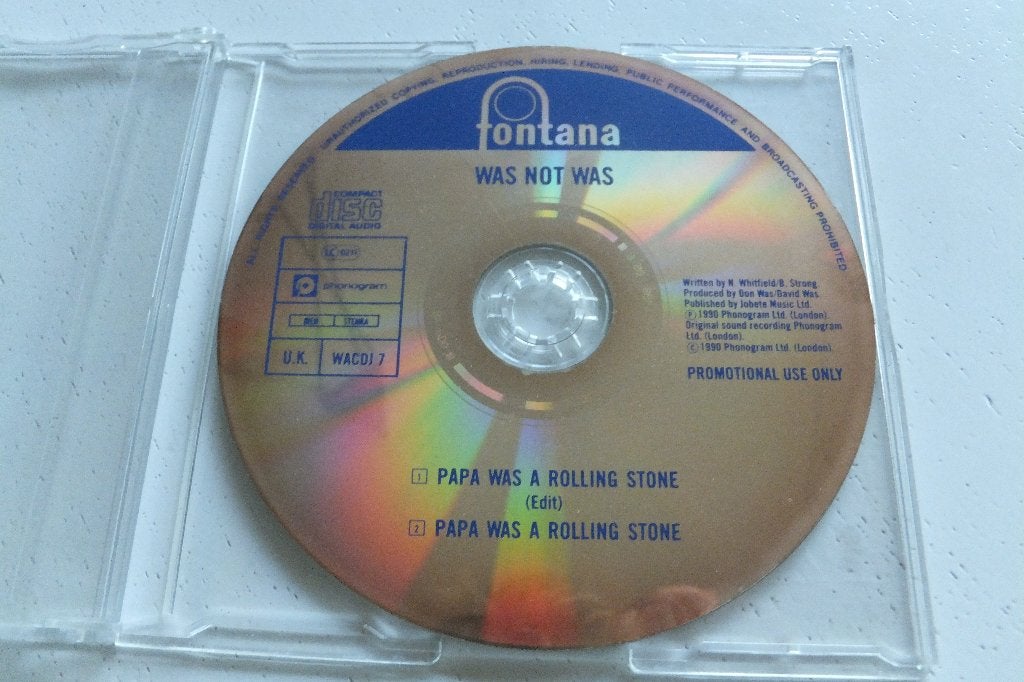 Was not Was Papa was a rolling stone 80er remix CD single, Cd's en Dvd's, Ophalen of Verzenden, Zo goed als nieuw, Disco, Single