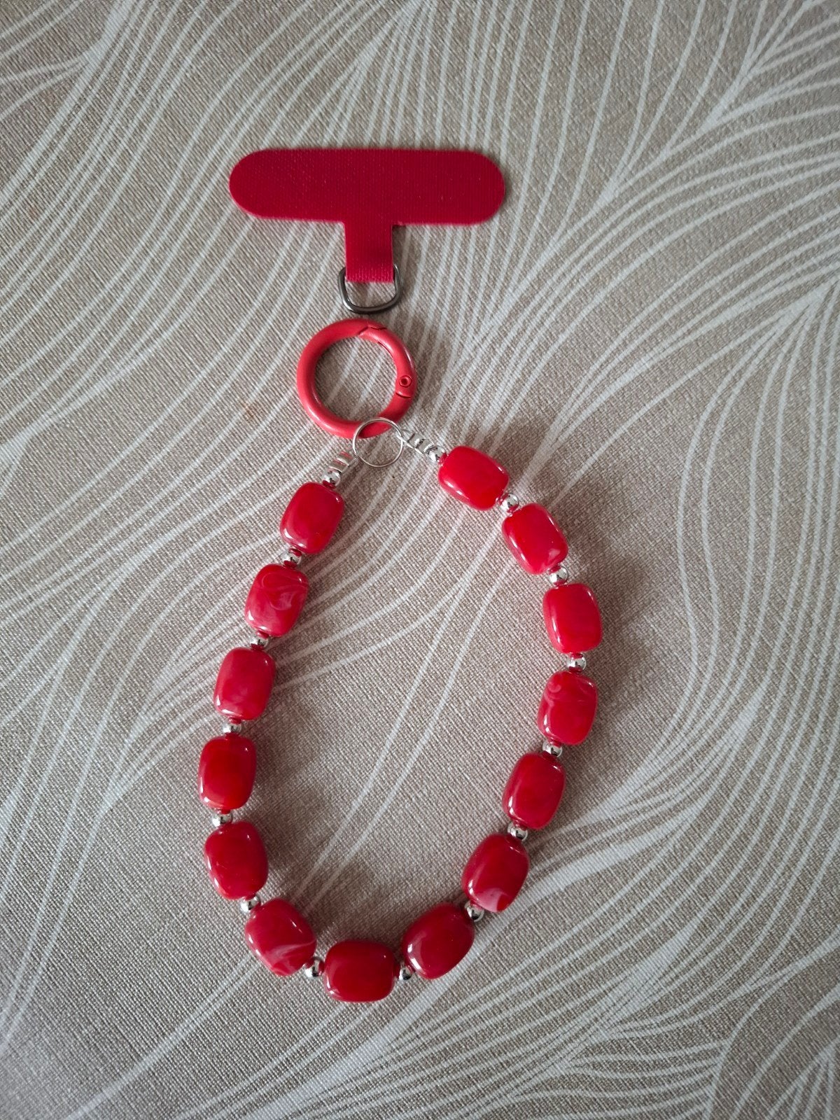 Telefoonkoord, Ophalen of Verzenden, Nieuw, Rood, Hanger